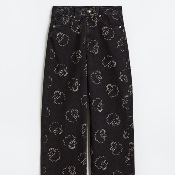 H&M Simpsons Collaboration - LISA SIMPSON JEANS - Picture 1 of 2